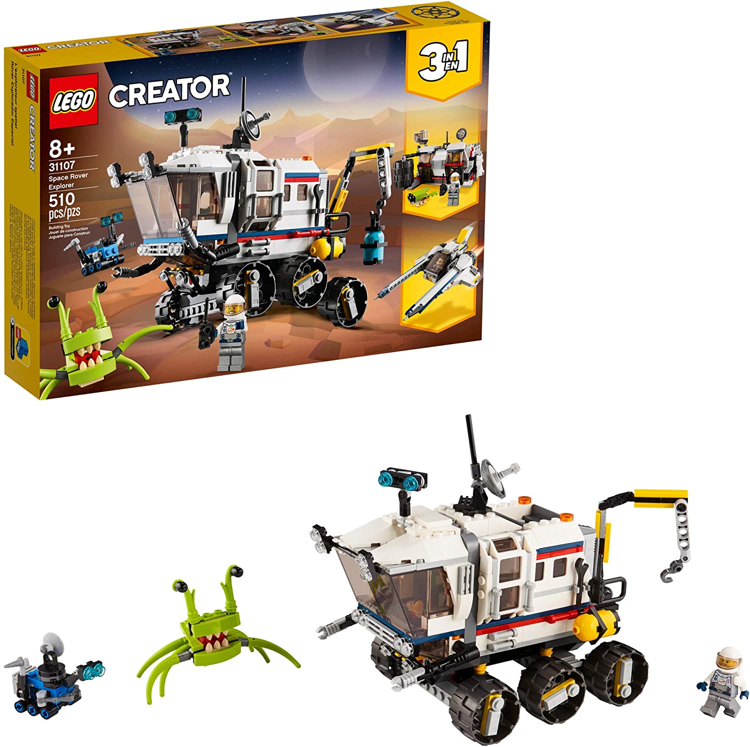LEGO Creator - Modelo 3 Em 1: Carro Lunar Explorador