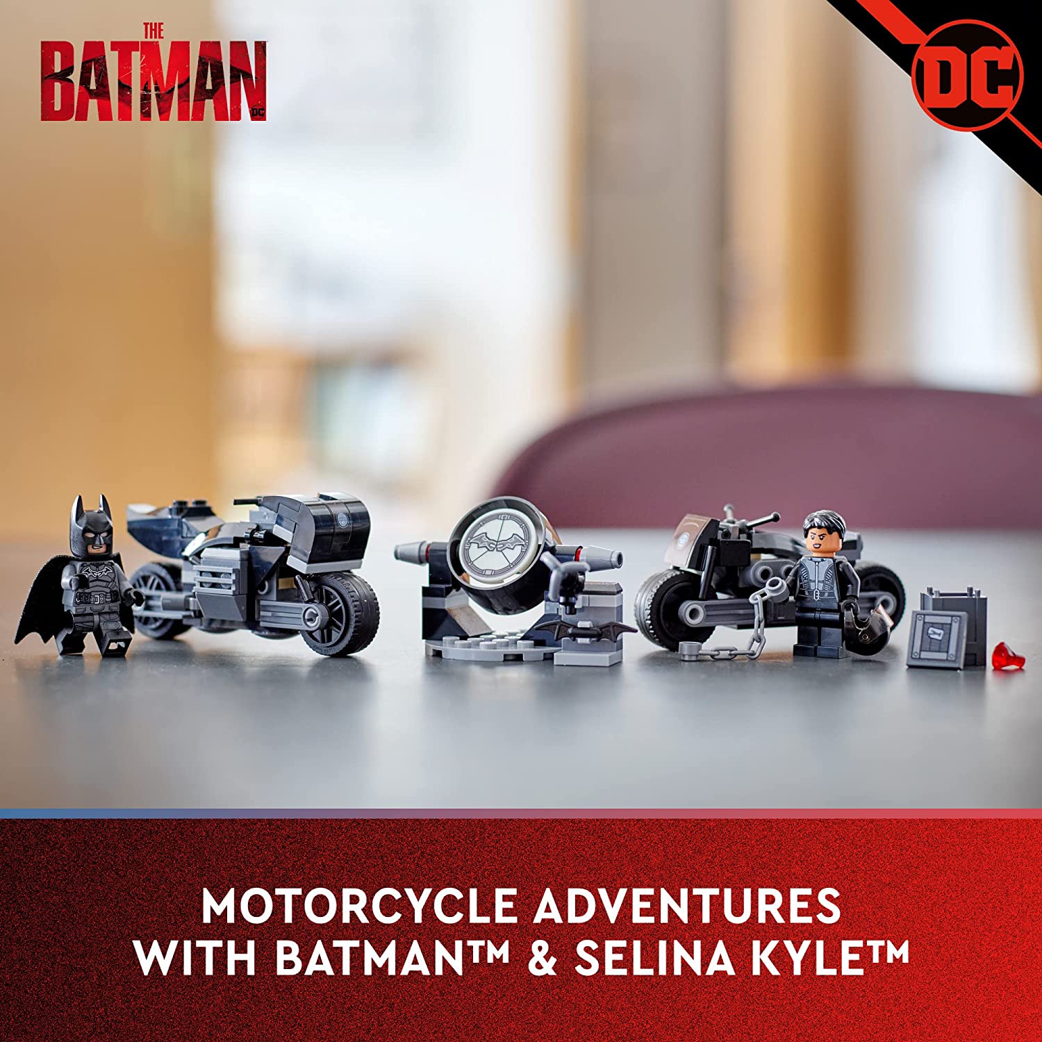 LEGO DC - A Perseguição de Motocicleta de Batman e Selina Kyle 76179
