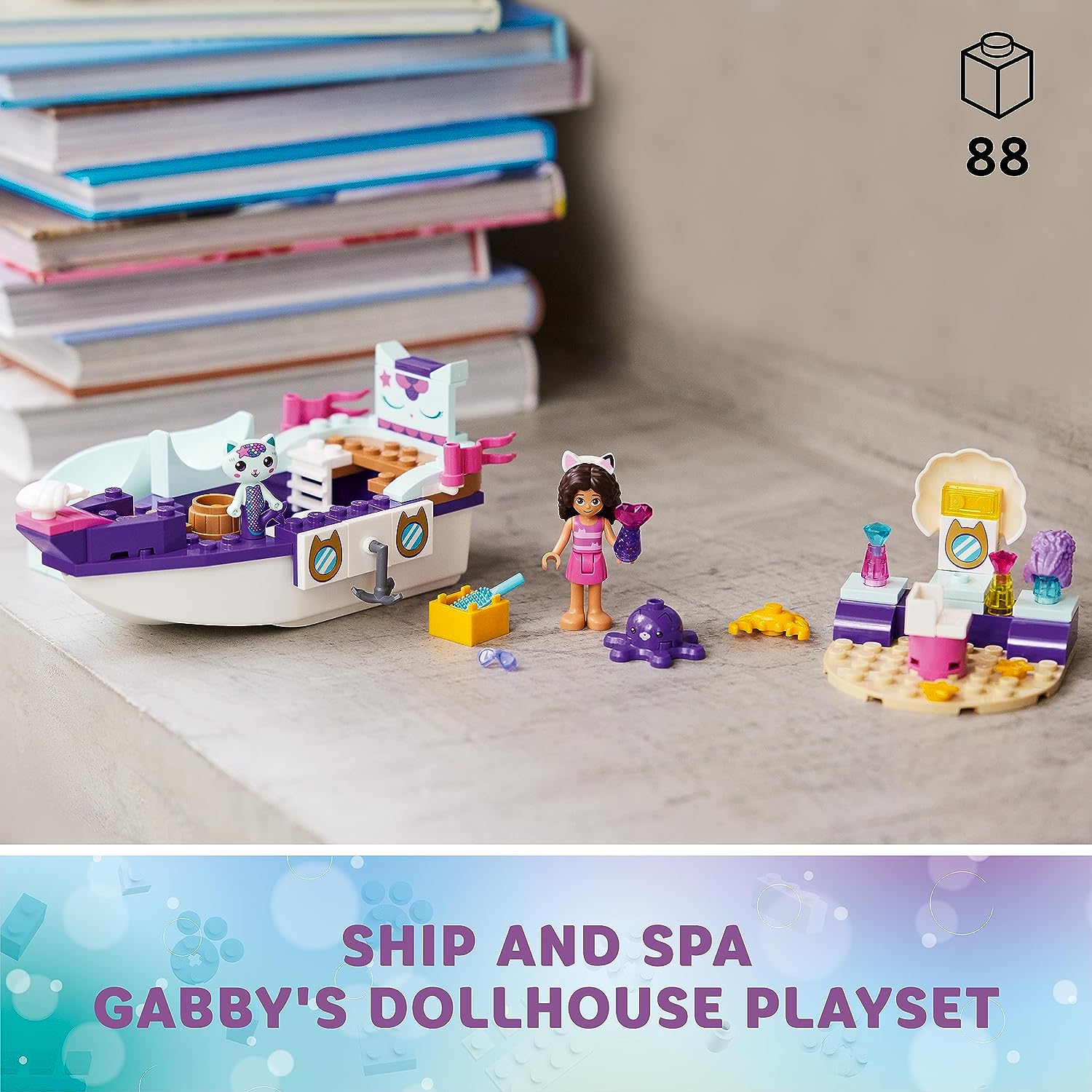 LEGO Gabby´s Dollhouse - Navio e Spa da Gabby e Sereiata 10786