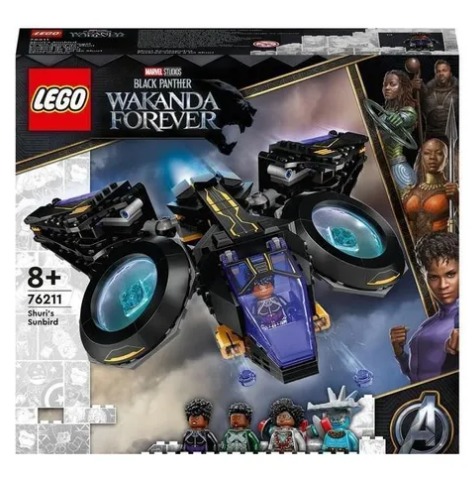 LEGO Marvel Pantera Negra Wakanda Forever - Pássaro do Sol da Shuri 76211