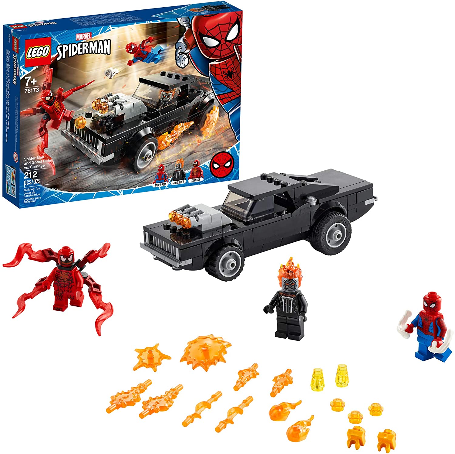 LEGO Marvel Spiderman - Homem- Aranha e Ghost Rider vs. Carnage 76173