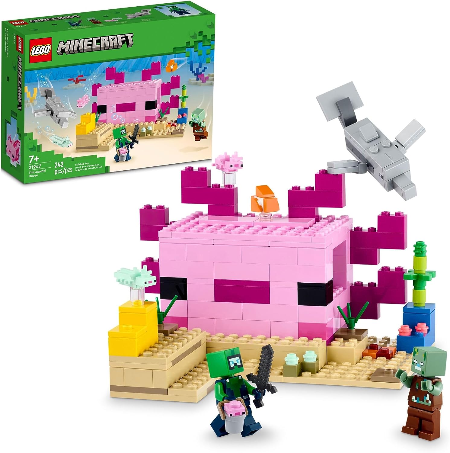 LEGO Minecraft - A Casa do Axolotl 21247