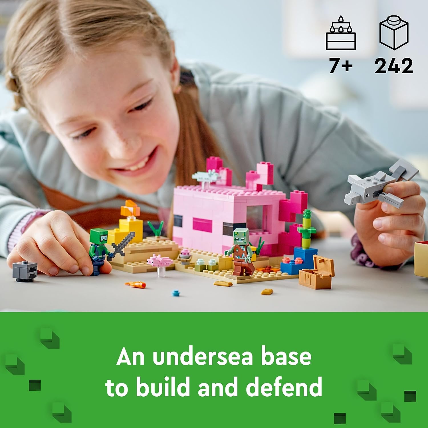 LEGO Minecraft - A Casa do Axolotl 21247