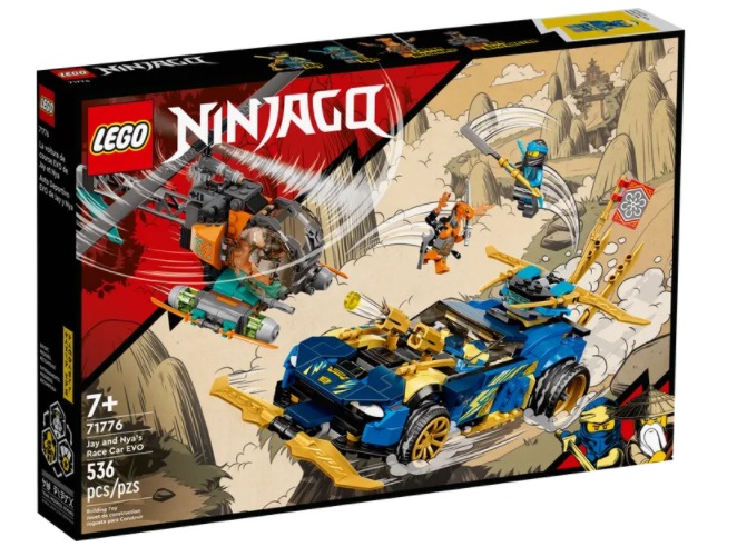 LEGO Ninjago - Carro de Corrida EVO do Jay e da Nya 71776