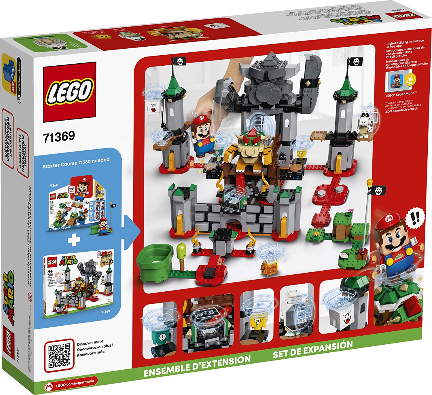 LEGO Super Mário - Pacote de expansão - Batalha no Castelo do Bowser 71369