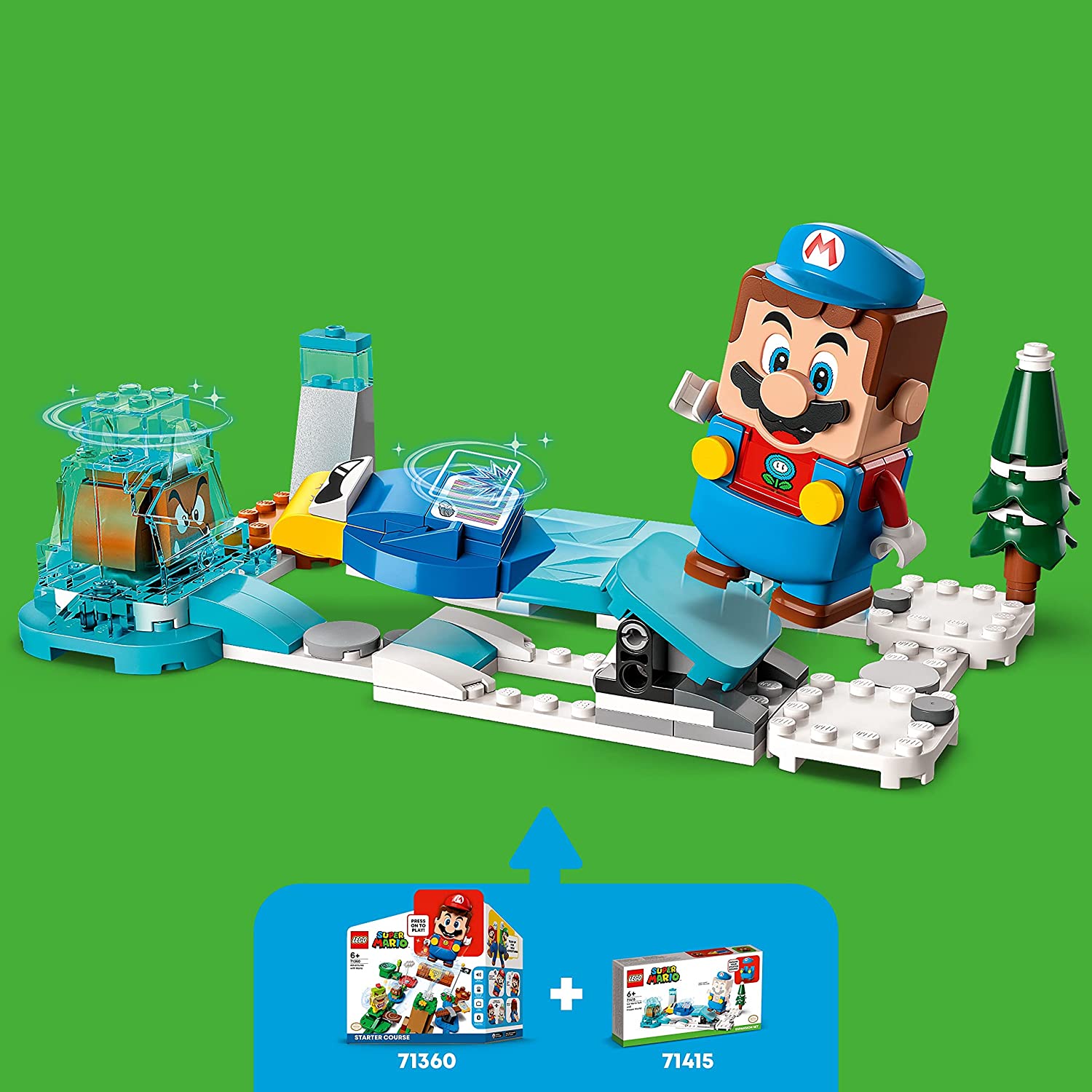 LEGO Super Mario - Pacote de Expansão - Traje Mario de Gelo e Mundo Gelado 71415
