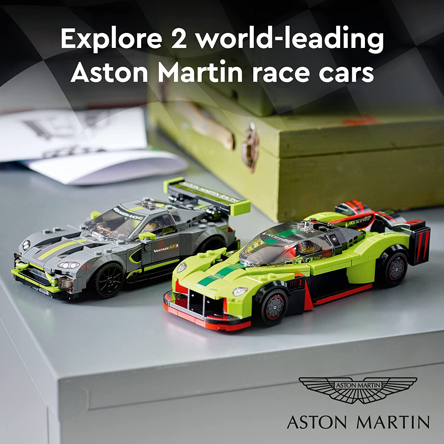 LEGO Speed Champions  - Aston Martin Valkyrie AMR Pro e Aston Martin Vantage GT3 76910