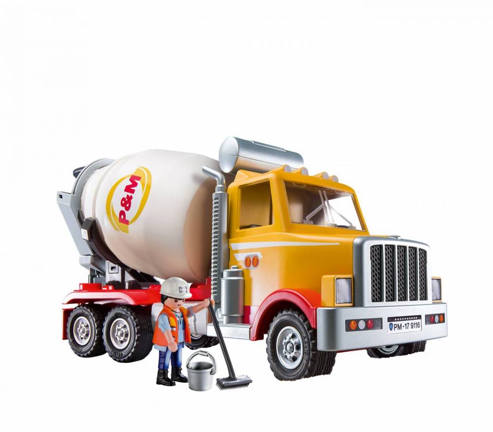Playmobil City Action - Caminhão de obras - Betoneira 9116