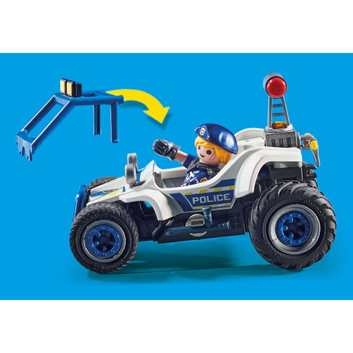 Playmobil City Action - Perseguição da Polícia ao Bandido de Tesouro 70570