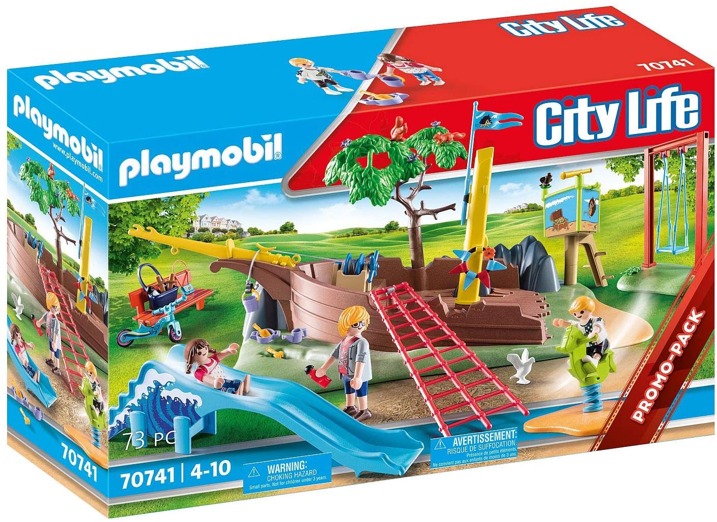 Playmobil City Life - Playground Adventure com naufrágio 70741