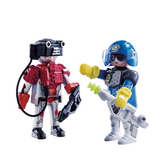 Playmobil Duo Pack - Polícia Espacial e ladrão 70080