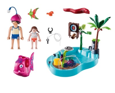 Playmobil Family Fun - Piscina Divertida com Esguicho de Água 70610