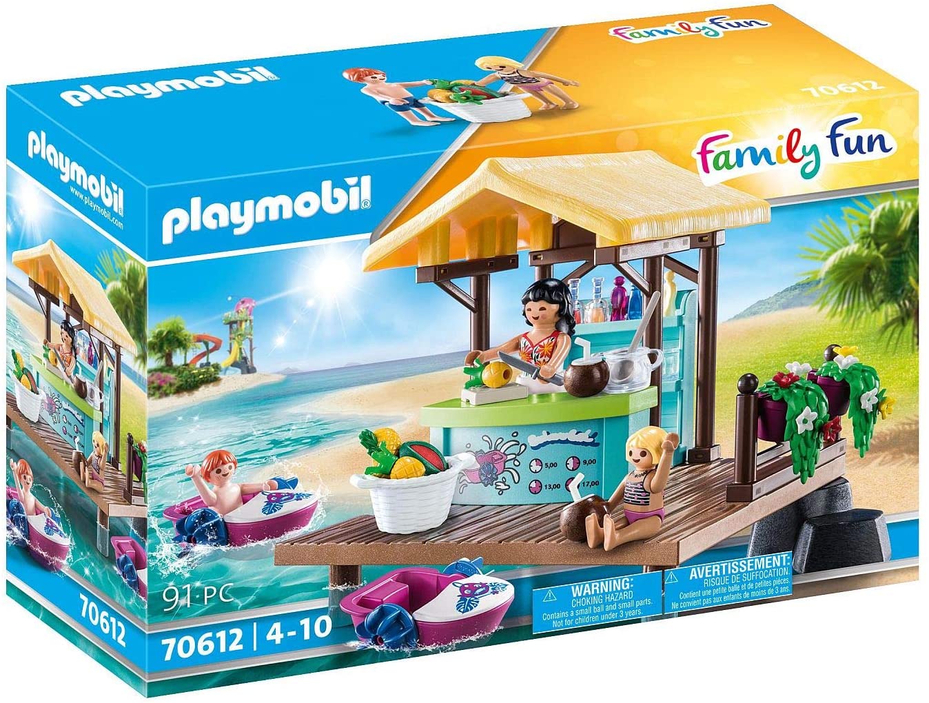 Playmobil Family Fun - Quiosque de Praia com Pedalinho 70612