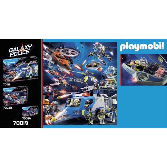 Playmobil Galaxy Police - Polícia Galáctica com Planador 70019
