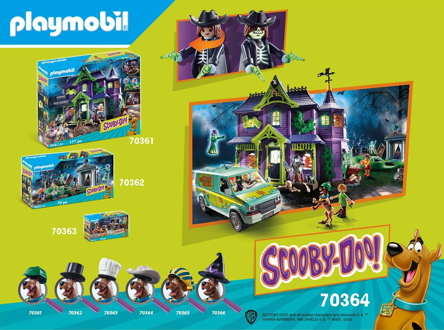 Playmobil Scooby-Doo - Aventura no Velho Oeste  Playset 70364