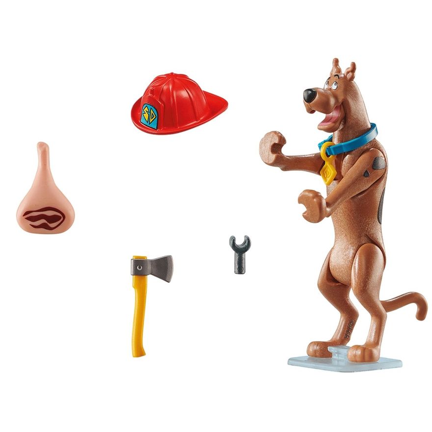 Playmobil Scooby-Doo - Figura Colecionável Bombeiro 70712