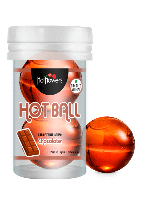 Hot Ball Bolinhas do Prazer Chocolate- Hot Flowers
