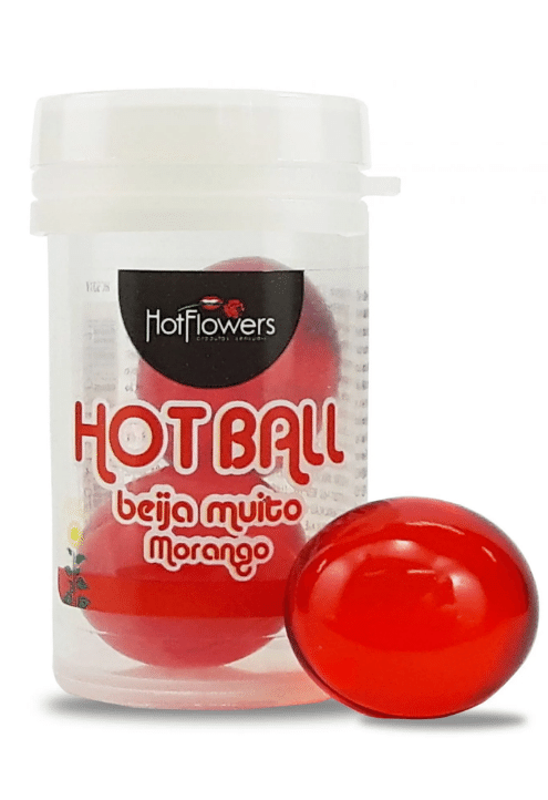Hot Ball Bolinhas Prazer Morango Hot Flowers