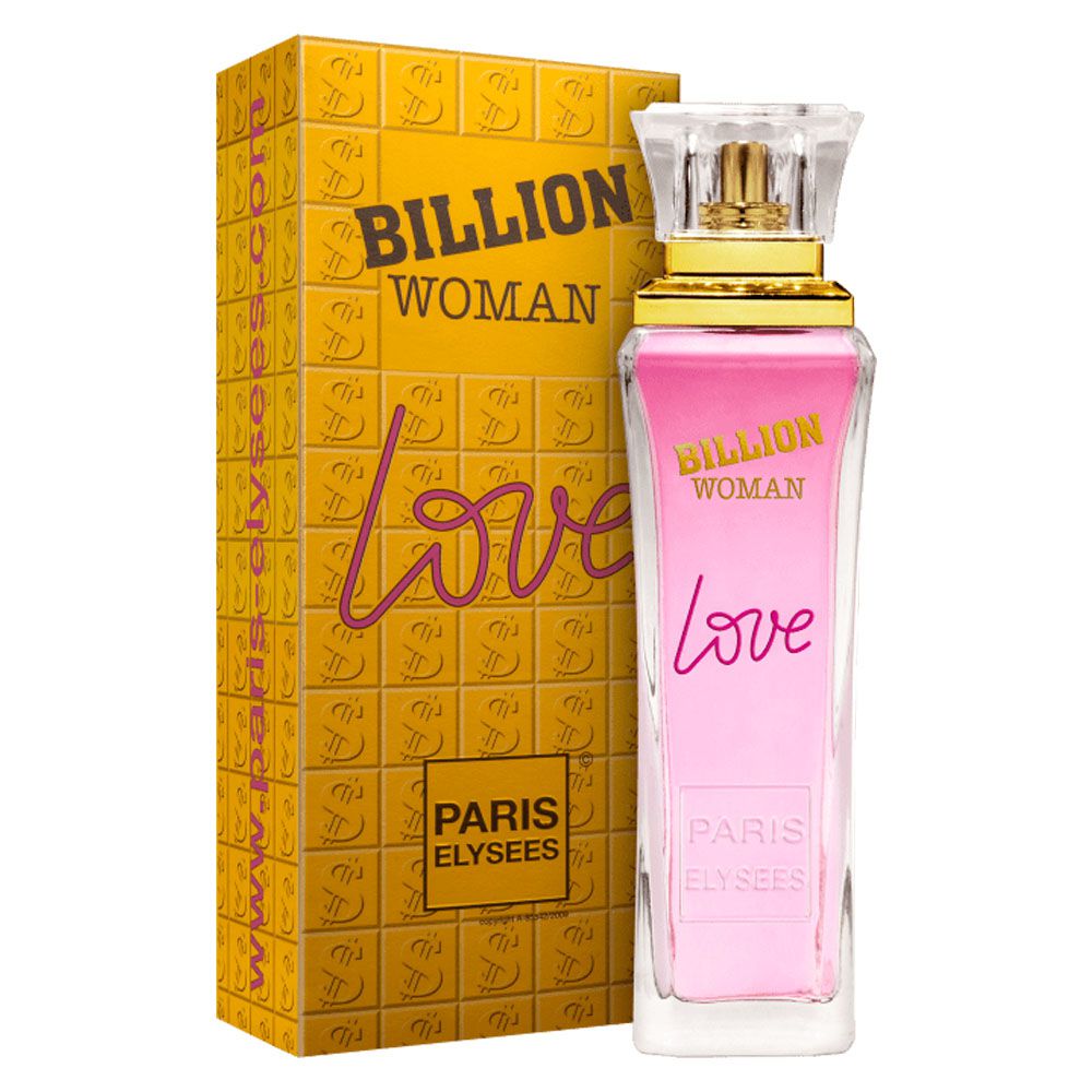 Kit Perfume Billion Love + Hidratante Romantic Paris Elysees