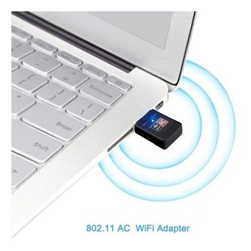 Adaptador Wi-Fi Dual Band 2.4 / 5 GHz 600Mbps Branco