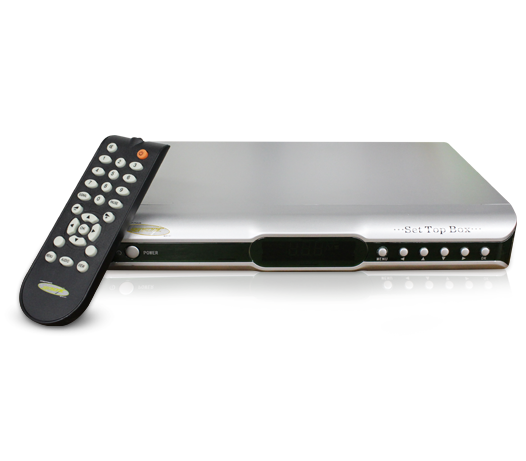 Receptor Digital DVB-S Banda C e Ku com Controle Remoto