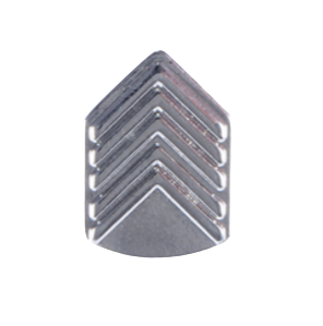 FUN Divisa/Insignia Metal de Gola 1º Sargento PMSC Funcional