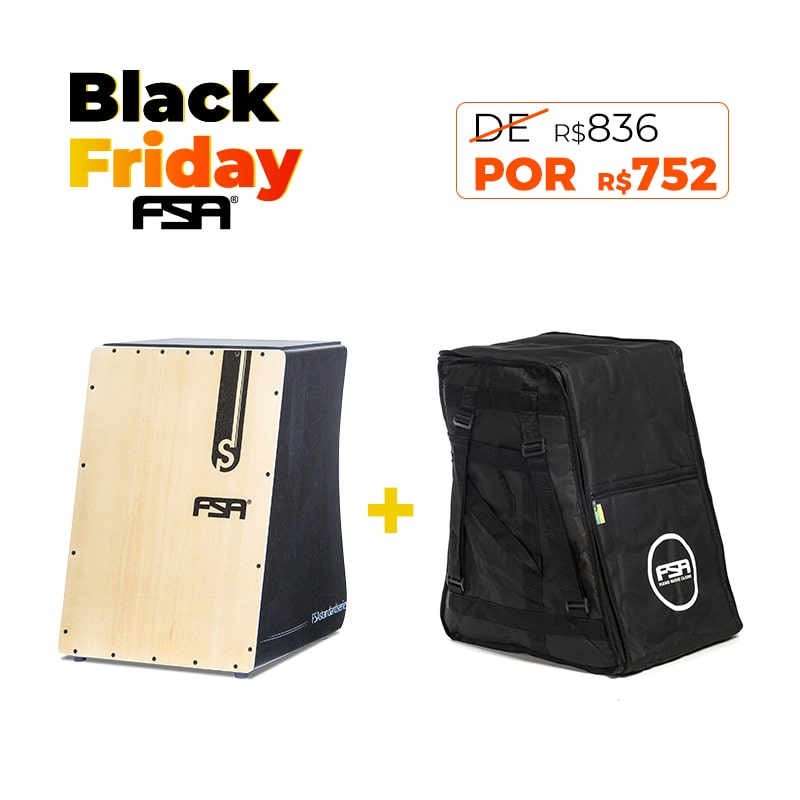 Kit Cajon Standard + Bag | 10% off na Black Friday FSA