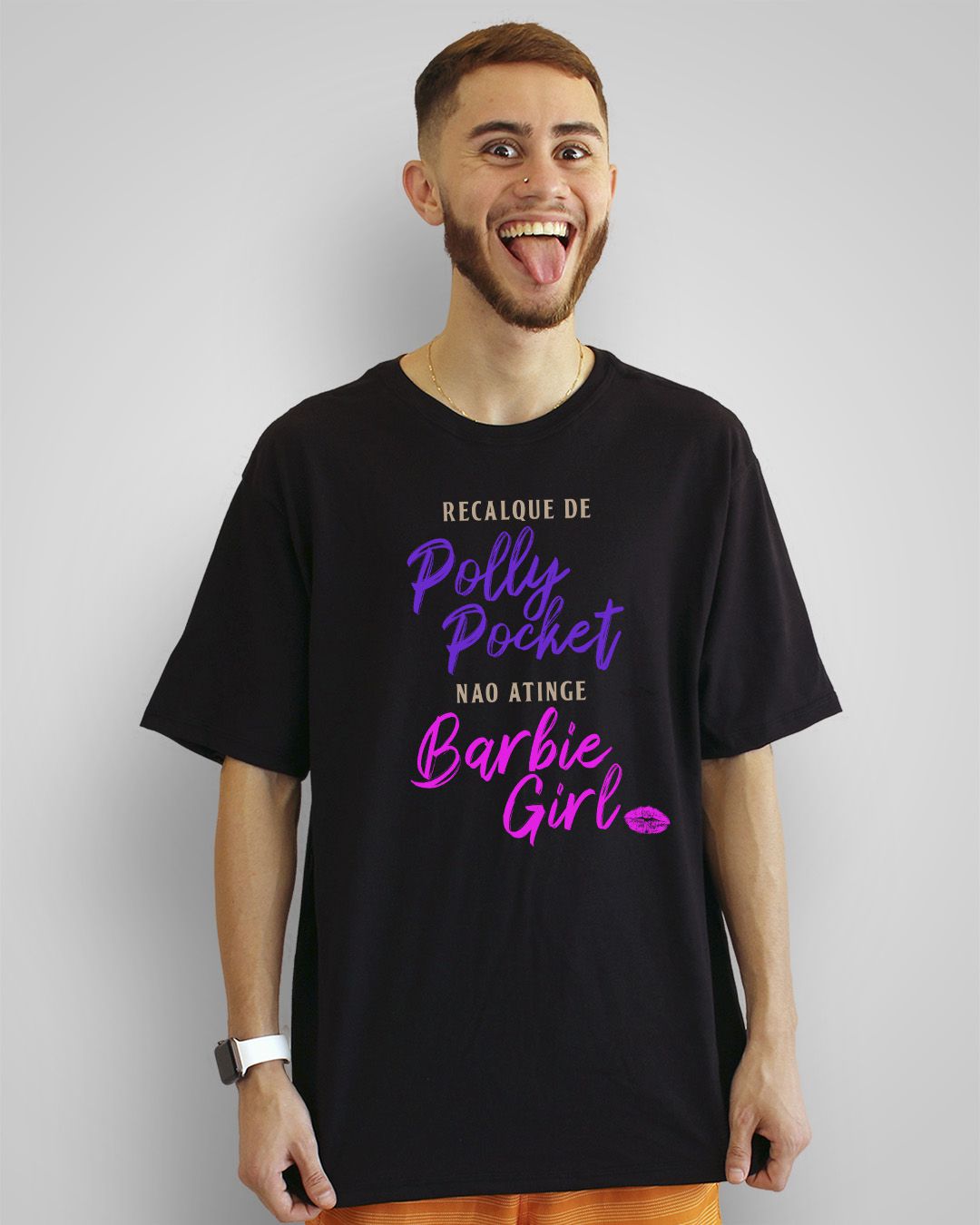 Camiseta Recalque de Polly Pocket não atinge Barbie Girl
