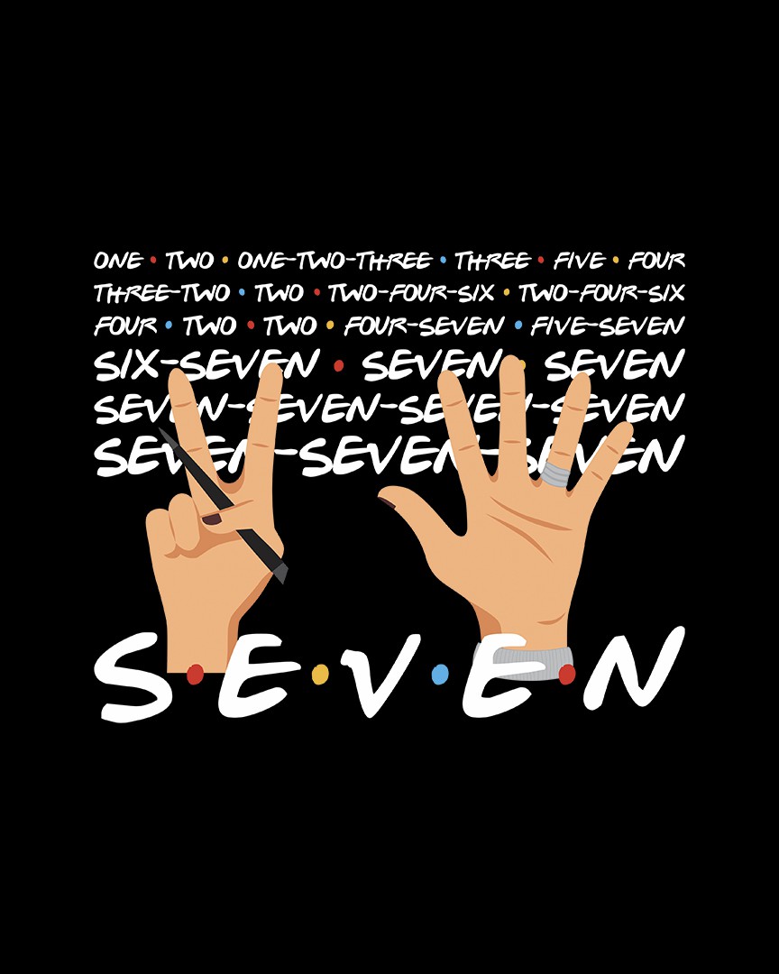 Camiseta Seven - Friends