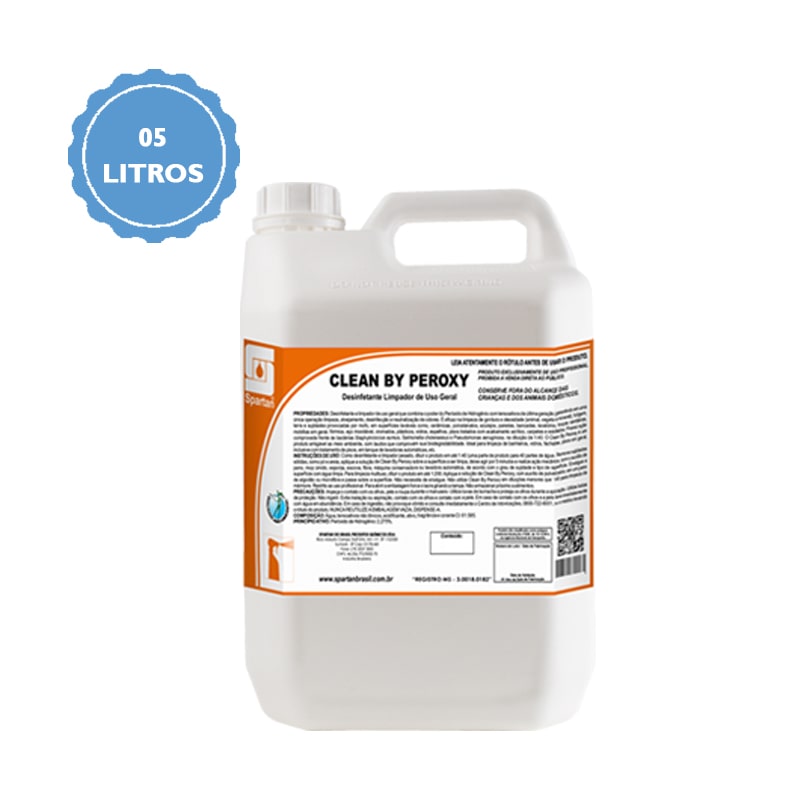 KIT 7  Produtos de Limpeza em 1 - Limpador Desinfetante Clean by Peroxy - Higinet