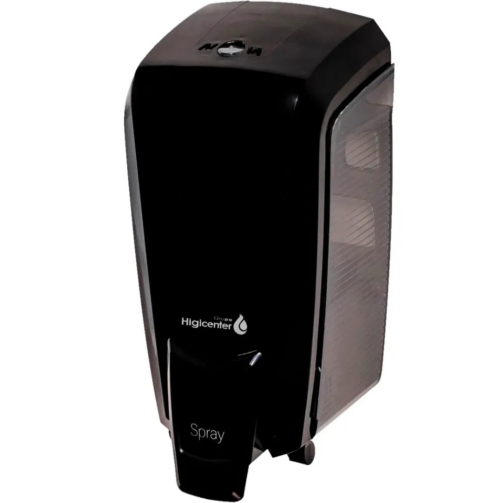 Kit dispensers preto para banheiro Elisa - Higinet