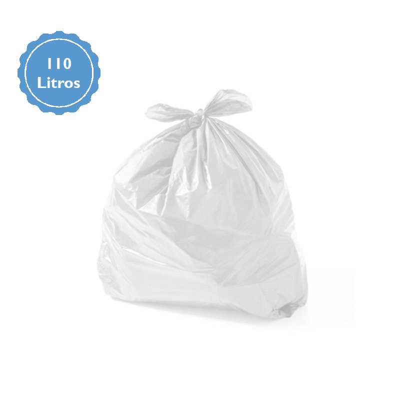 Saco Para Lixo Capacidade 110 Litros (3Kg P3) - Branco  - Higinet