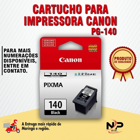 CARTUCHO CANON PG-140XL PRETO