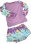 Conjunto de biquini bebê com blusa proteção solar Uv 50+ e calcinha Qualidade top !