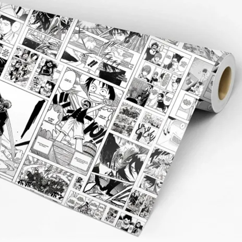 Papel de Parede Adesivo - 48 cm larg x 3 metros alt - Coleção Anime - Ref. Animado 05