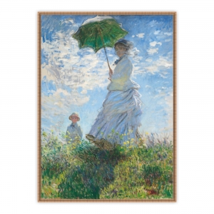 Conjunto com 2 Quadros Decorativos - Pintura de Claude Monet