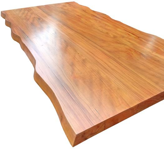 Mesa de prancha de madeira Peroba 1.20 metros - Marcenaria De Demolição