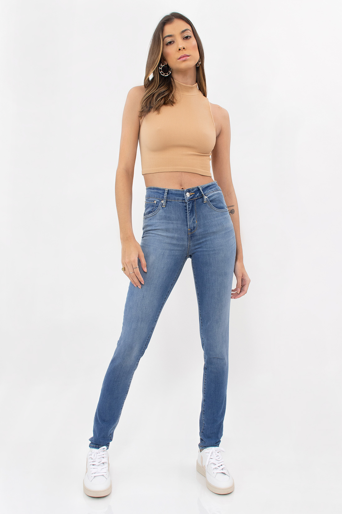 Calca Jeans Levis 721 High Rise Skinny