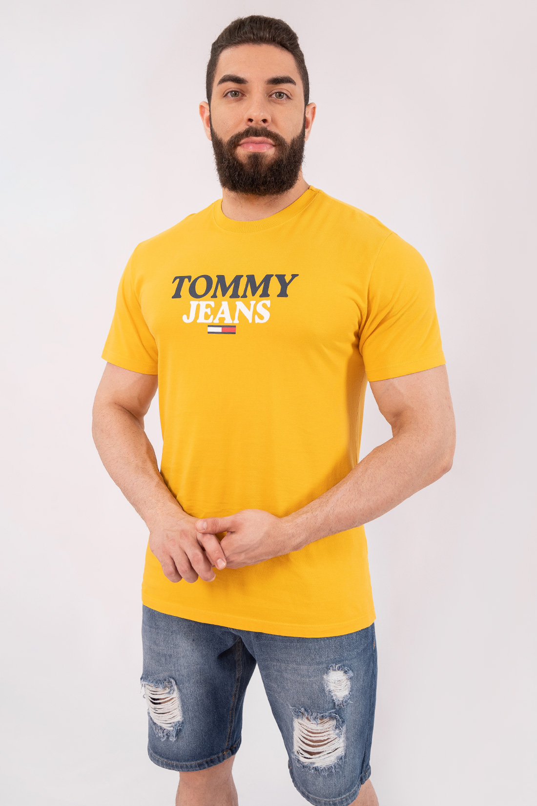 Camiseta Mc Tommy Jeans Logo Frente