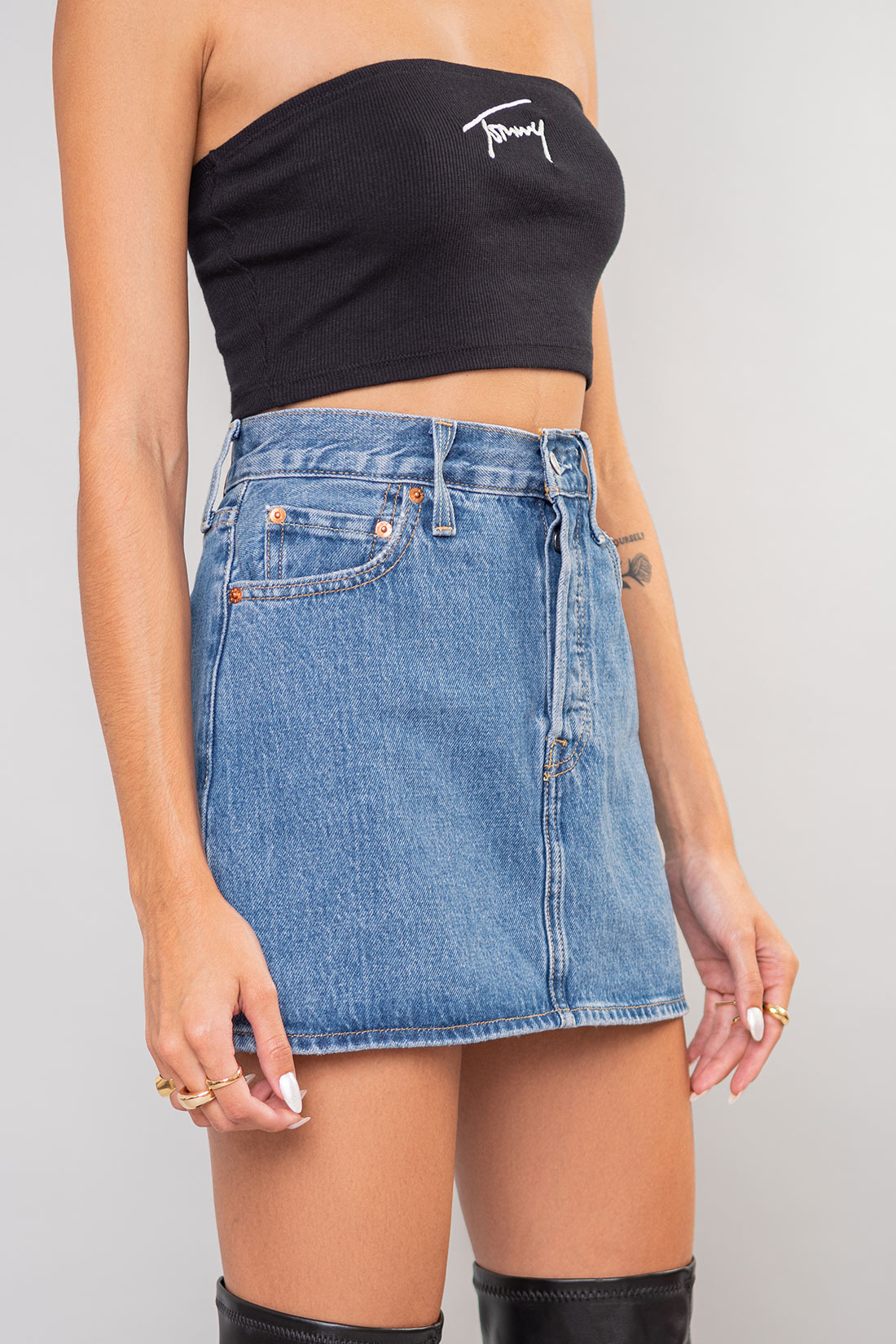 Saia Jeans Levis Icon Skirt