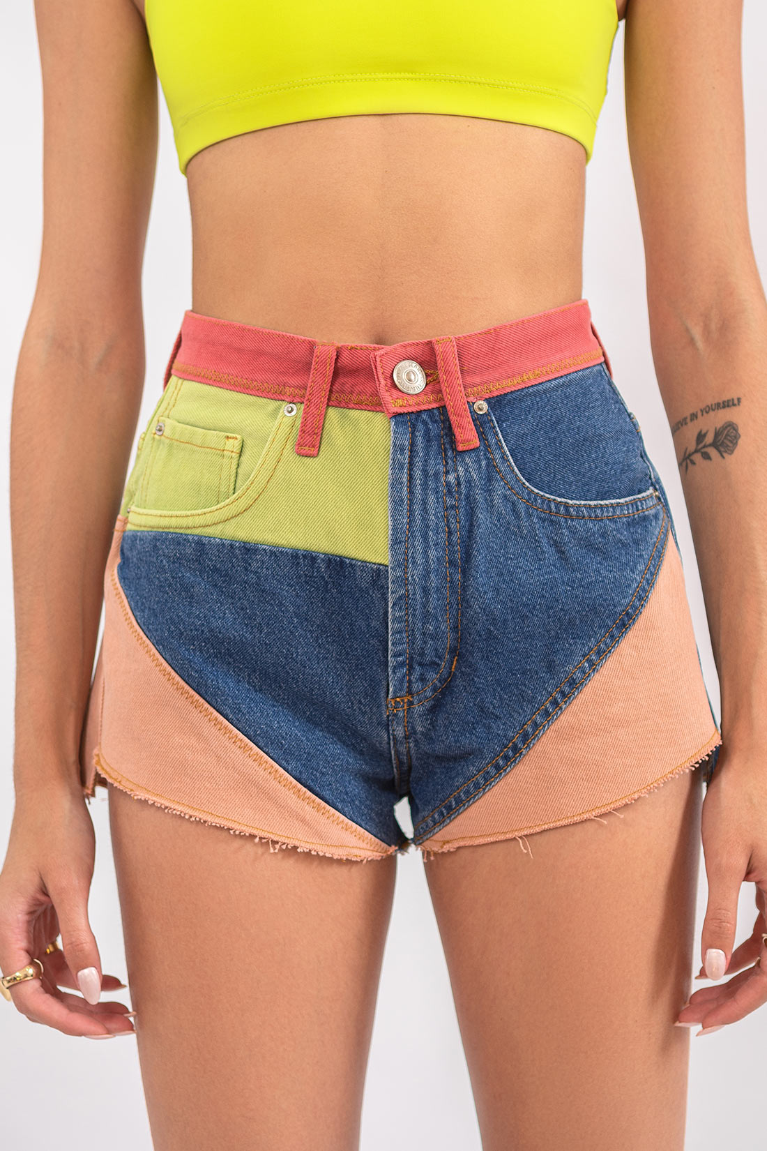 Shorts Jeans Animale Jeans Box Rock Recortes