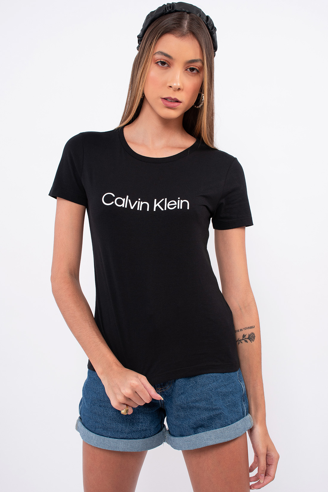 T Shirt Calvin Klein Logo Frontal