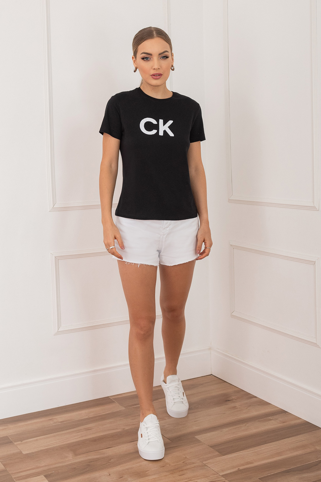 T Shirt Calvin Klein Logo Paete
