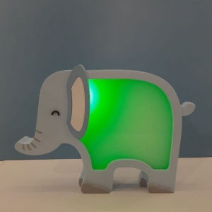 Luminária RGB Elefante com Bateria Recarregável