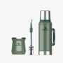 Kit bomba mola ajustável, cuia térmica e garrafa 095L verde- Stanley