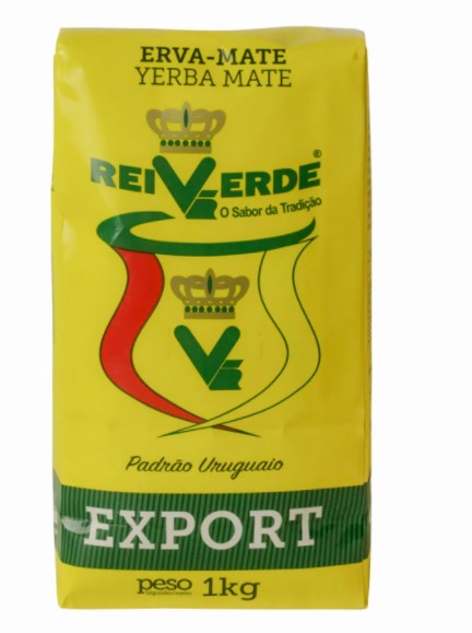 Erva Mate Rei Verde Export Amarela Padrão Uruguaio 1 kg