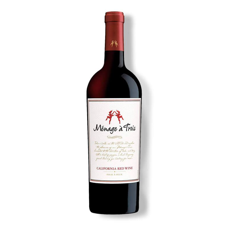 Vinho Tinto Americano Menage a Trois California Red Wine