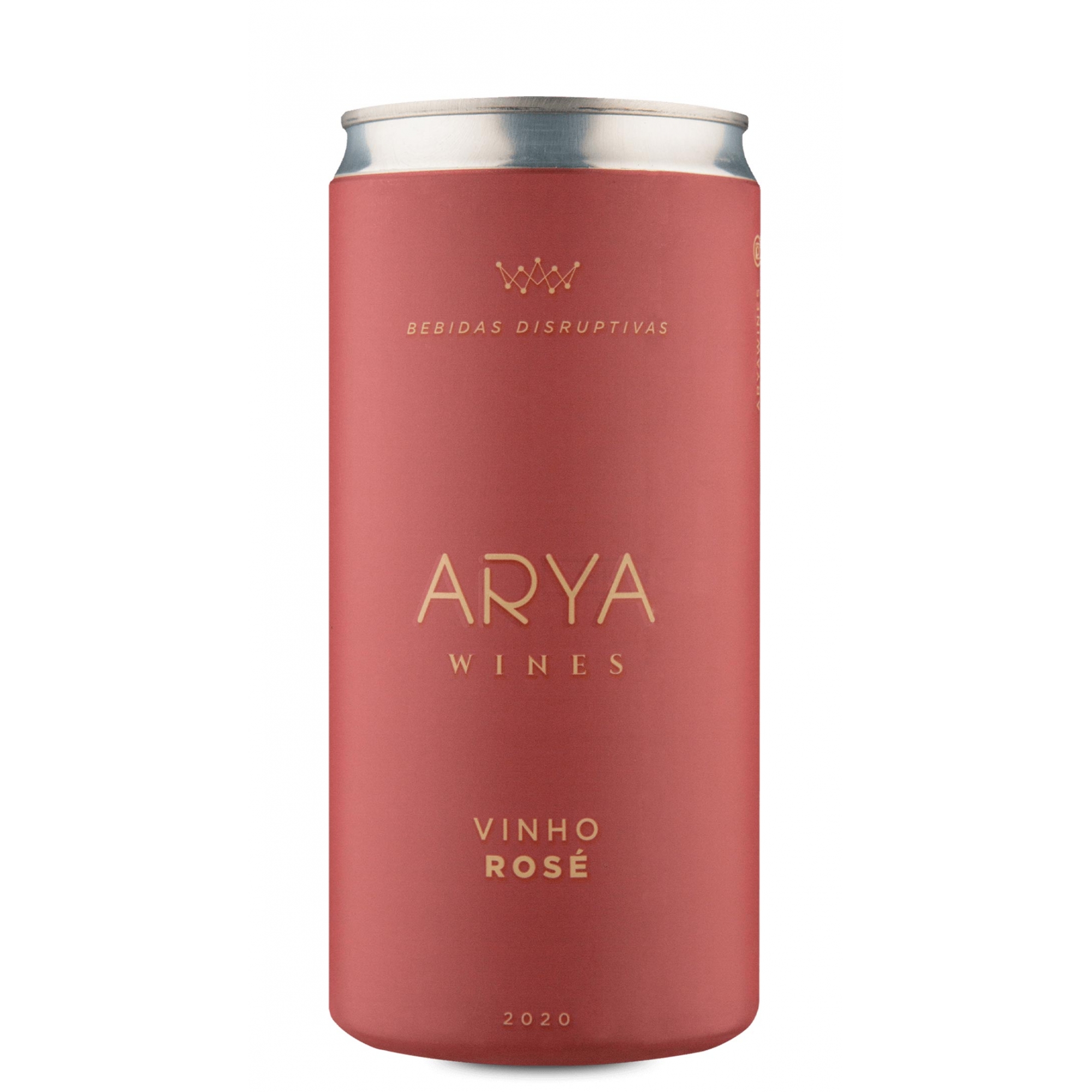 Vinho Rosé Seco Arya Wines em lata 269 ml