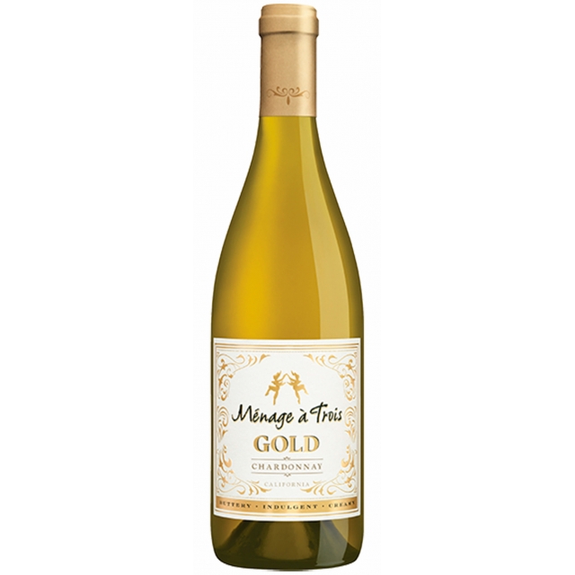 Vinho Branco Chardonnay Gold  Menage a Trois