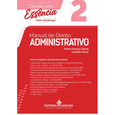 Manual de Direito Administrativo Coleção Direito em Essência